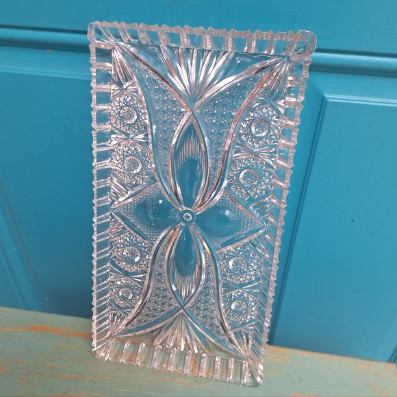 Vintage Lucite Tray MCM Vanity Platter Mid Century Modern Clear Acrylic Plastic - Picture 5 of 16